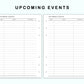 Personal Wide Inserts - Upcoming Event