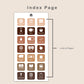 Digital Phone Planner - Brown Coffee