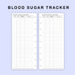 Skinny Classic HP Inserts - Blood Sugar Tracker