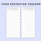 Skinny Classic HP Inserts - Food Expiration Tracker