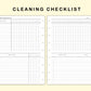 Classic HP Inserts - Cleaning Checklist