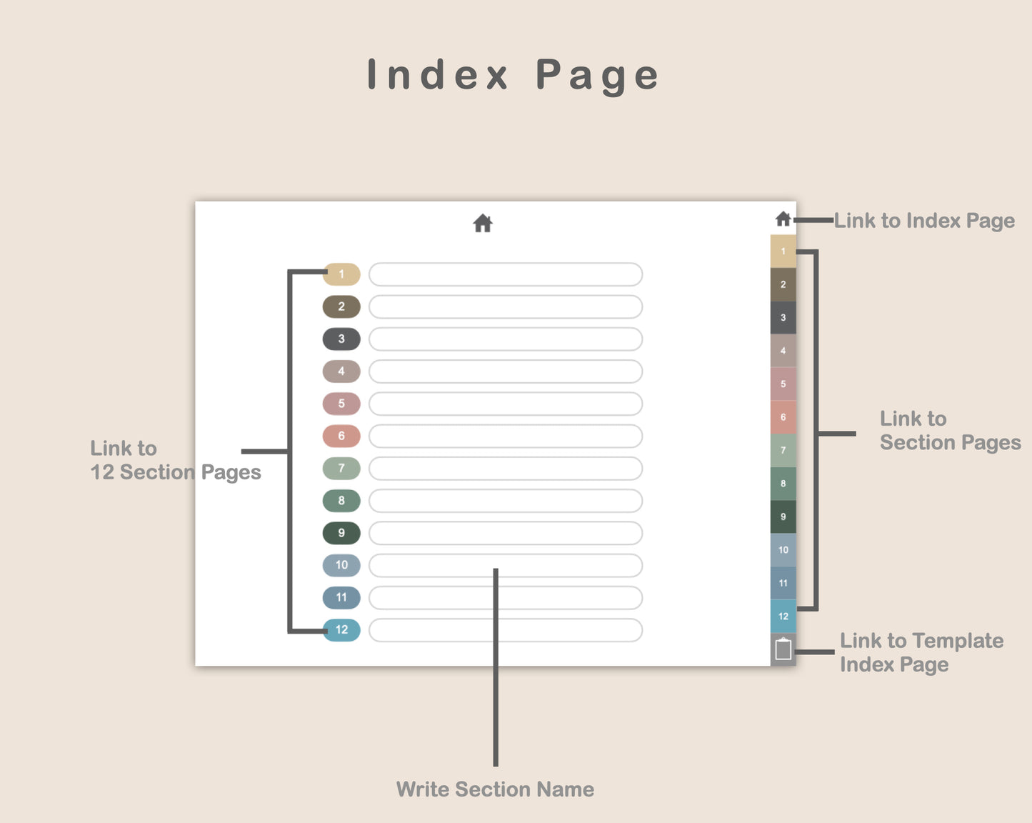 Digital Travel Planner - Landscape - Muted