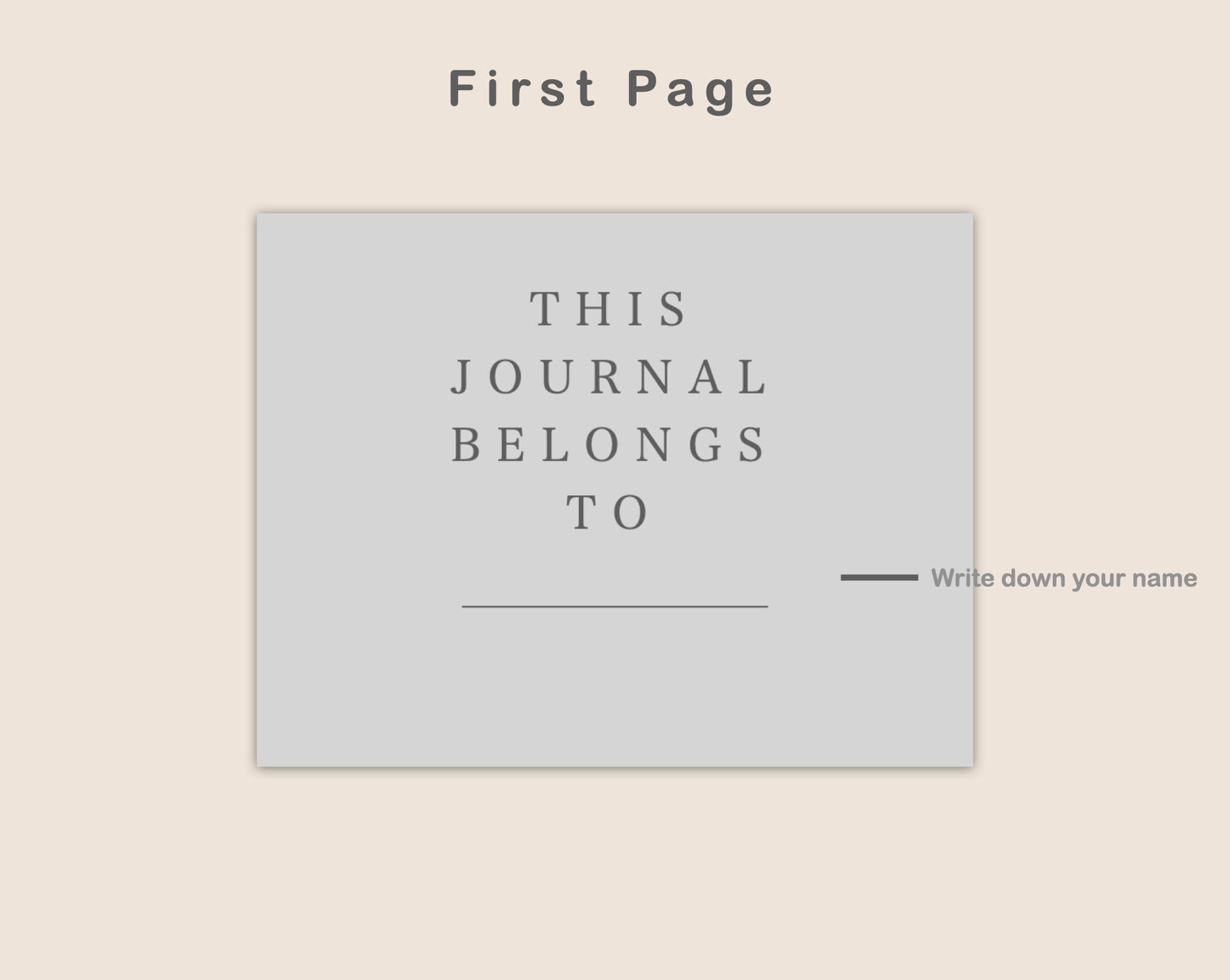 Digital Bullet Journal - 12 Months - Landscape - Spring
