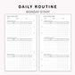 Personal Inserts - Daily Routine