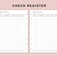 B6 Inserts - Check Register