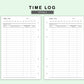 FC Compact Inserts - Time Log