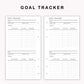 Personal Inserts - Goal Tracker
