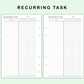 FC Compact Inserts - Recurring Task