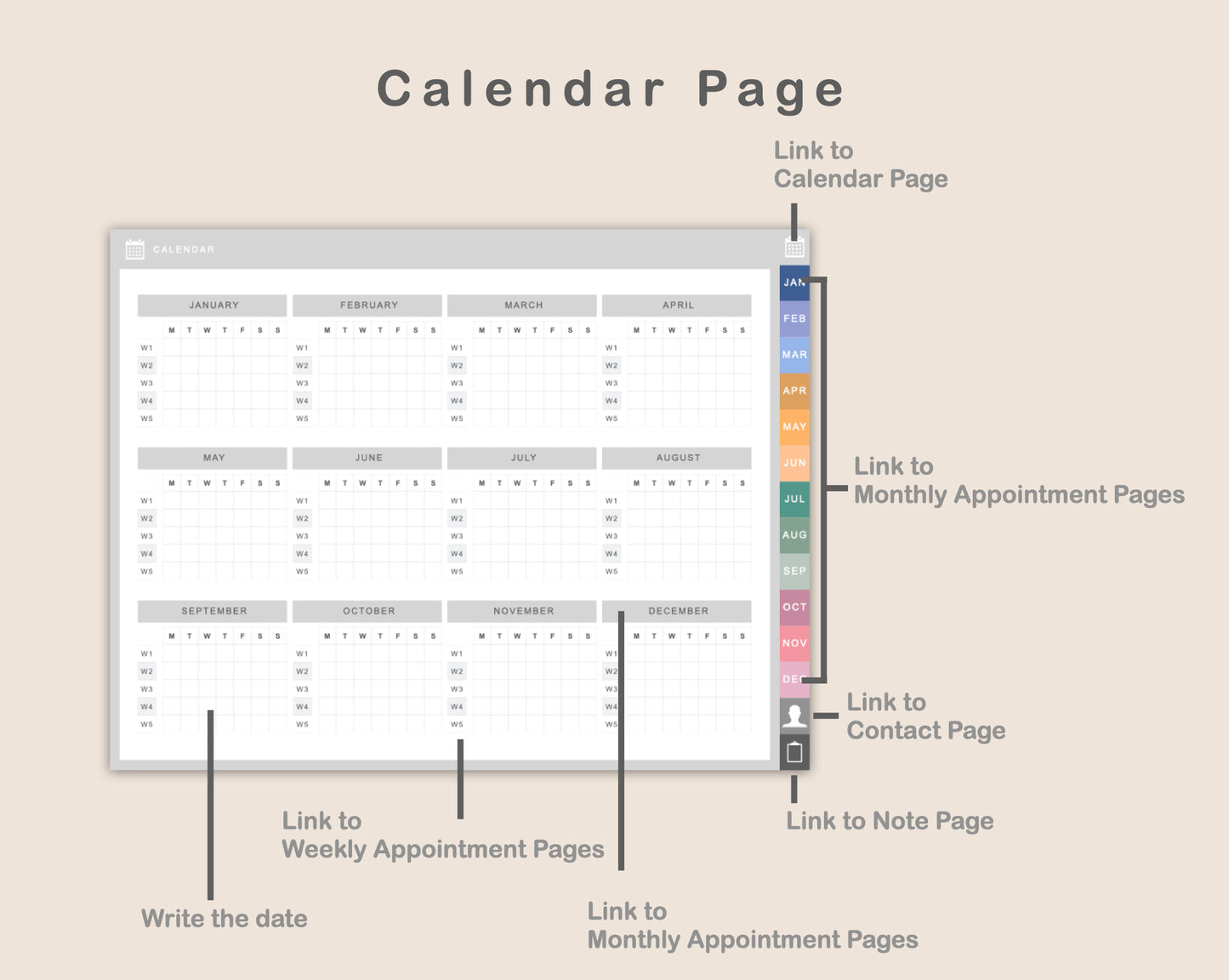 Digital Appointment Planner - Spring