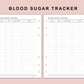 B6 Inserts - Blood Sugar Tracker