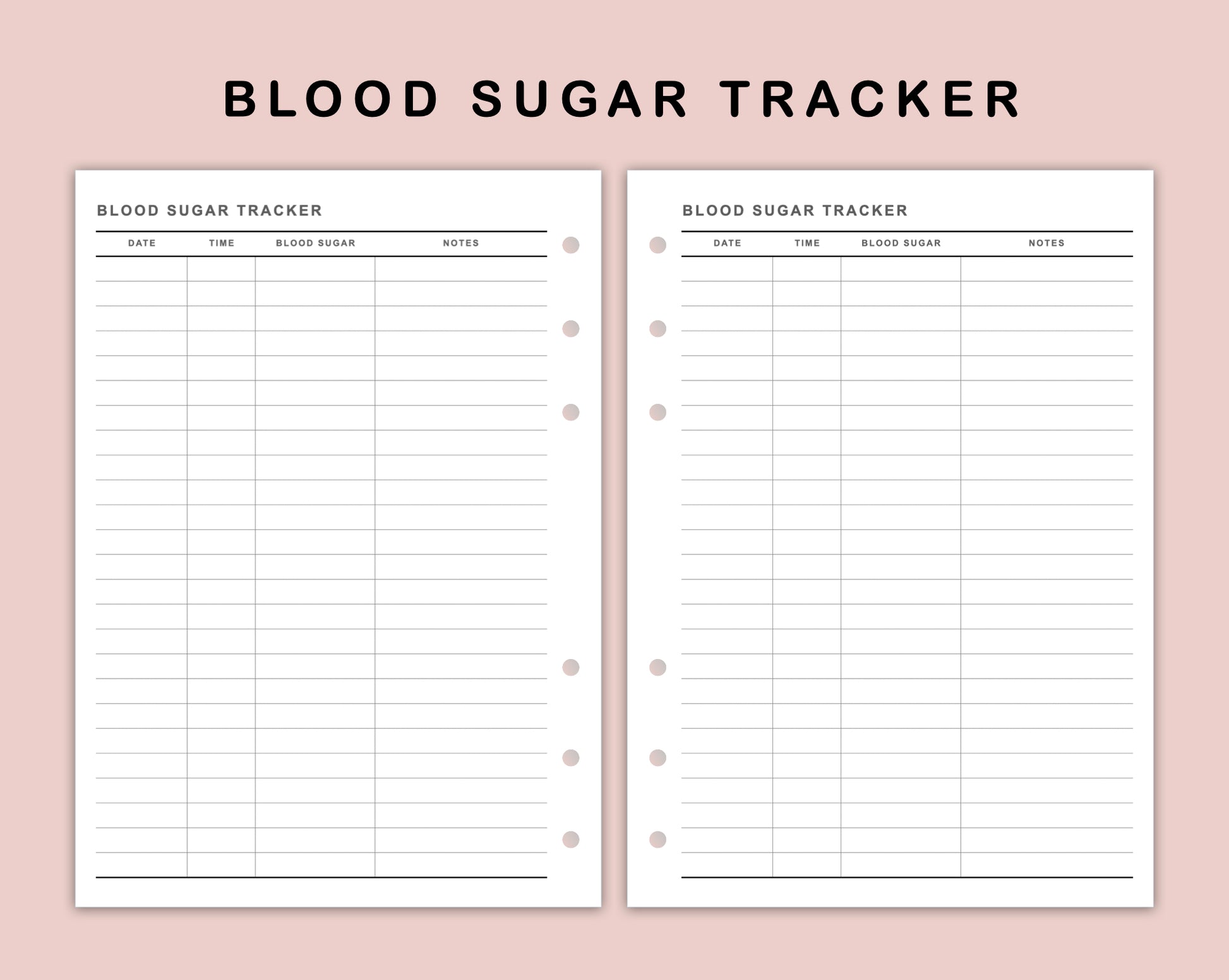 B6 Inserts - Blood Sugar Tracker – kjunstudio b6-inserts-blood-sugar-tracker-kjunstudio