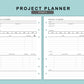 B6 Wide Inserts - Project Planner