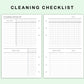 FC Compact Inserts - Cleaning Checklist
