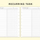 Classic HP Inserts - Recurring Task