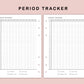 B6 Inserts - Period Tracker