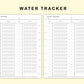 Classic HP Inserts - Water Tracker