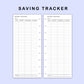 Skinny Classic HP Inserts - Saving Tracker