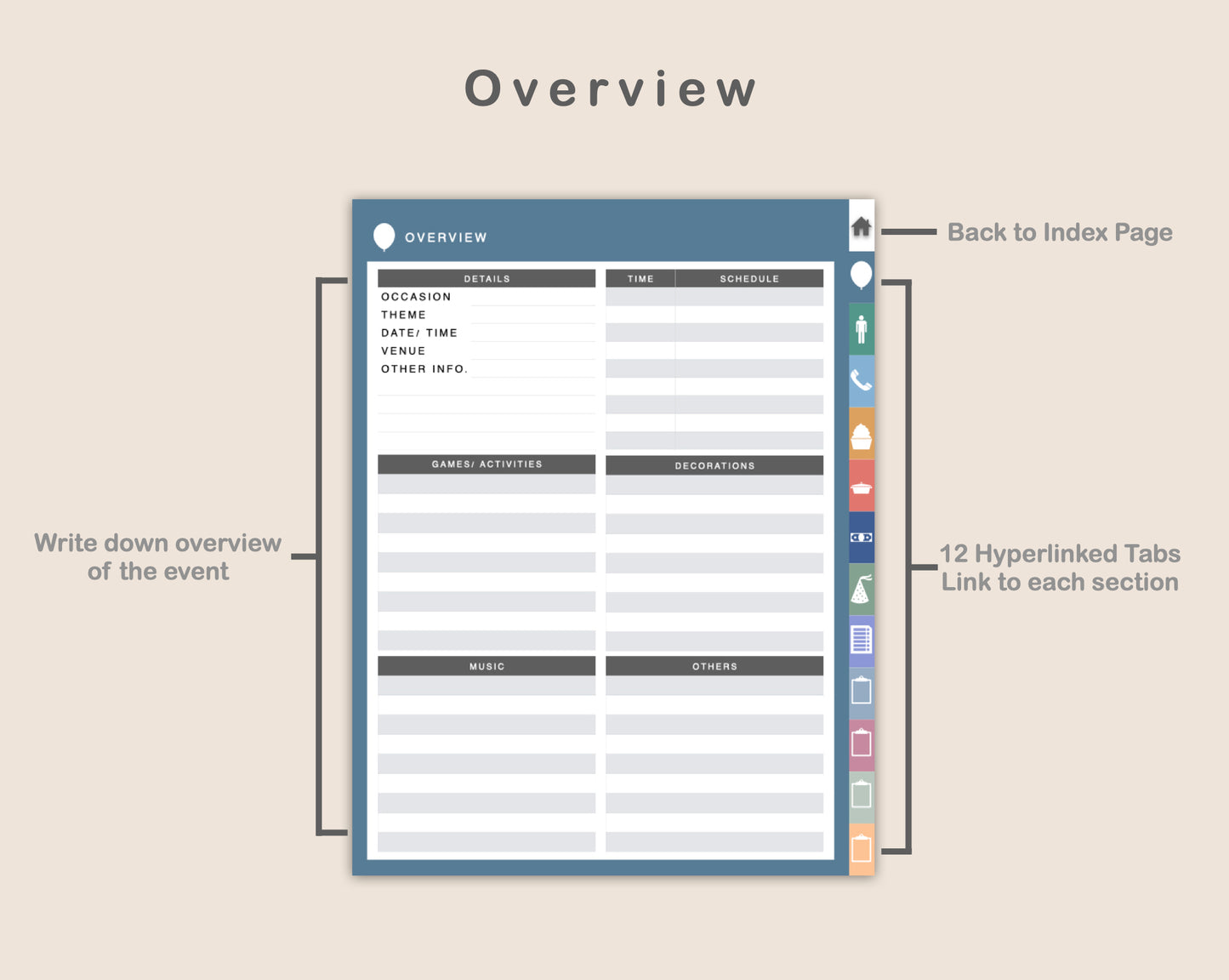 Digital Event Planner - Spring