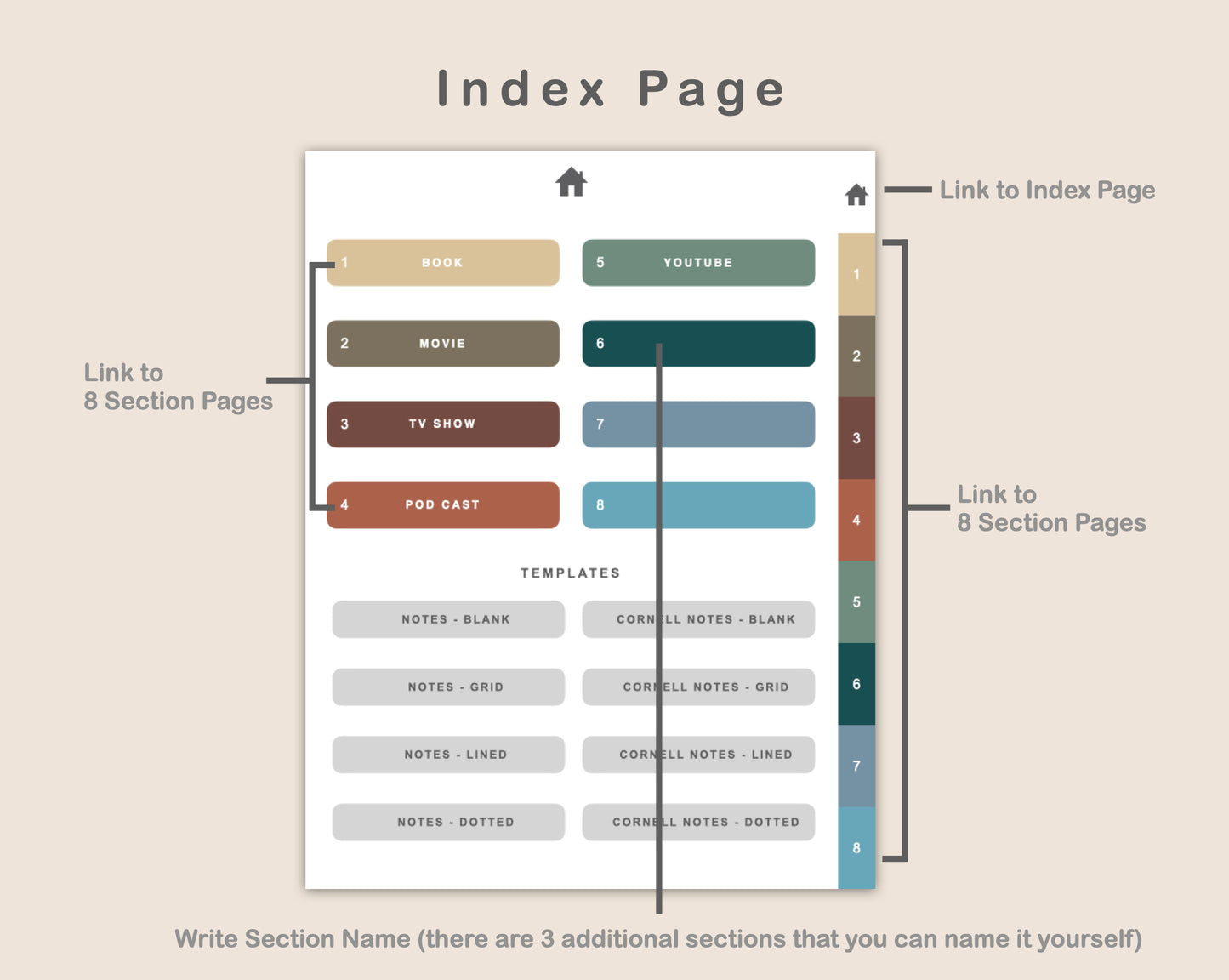 Digital Entertainment Planner - Muted