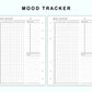 Personal Wide Inserts - Mood Tracker