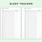 FC Compact Inserts - Sleep Tracker