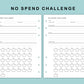 B6 Wide Inserts - No Spend Challenge