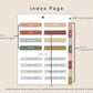 Digital Entertainment Planner - Earthy