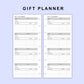 Skinny Classic HP Inserts - Gift Planner