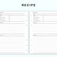 Personal Wide Inserts - Recipe