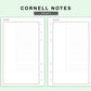 FC Compact Inserts - Cornell Notes