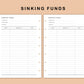 Mini Happy Planner Inserts - Sinking Funds