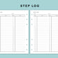 B6 Wide Inserts - Step Log