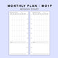 Skinny Classic HP Inserts - Monthly Plan - MO1P