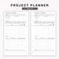 Personal Inserts - Project Planner