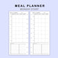 Skinny Classic HP Inserts - Meal Planner with Grocery List