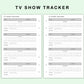 FC Compact Inserts - TV Show Tracker