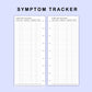 Skinny Classic HP Inserts - Symptom Tracker