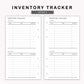 Personal Inserts - Inventory Tracker