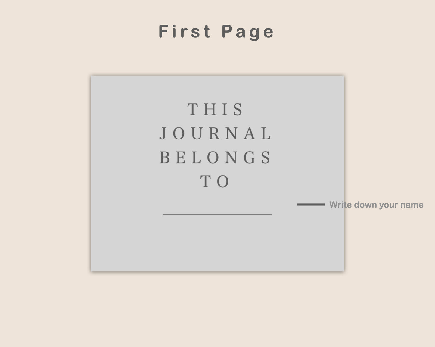 Digital Bullet Journal 200 Pages - Landscape - Muted