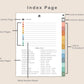Digital Reading Planner - Portrait - Boho