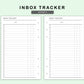 FC Compact Inserts - Inbox Tracker