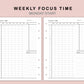 B6 Inserts - Weekly Focus Time