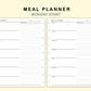 Classic HP Inserts - Meal Planner with Grocery List