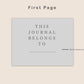 Digital Bullet Journal 200 Pages - Landscape - Boho