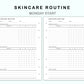 Personal Wide Inserts - Skincare Routine