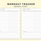 Classic HP Inserts - Workout Tracker