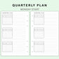 FC Compact Inserts - Quarterly Plan with Calendar