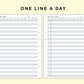 Classic HP Inserts - One Line A Day