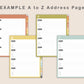 Digital Address Book - Autumn