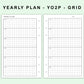 FC Compact Inserts - Yearly Plan - YO2P - Grid